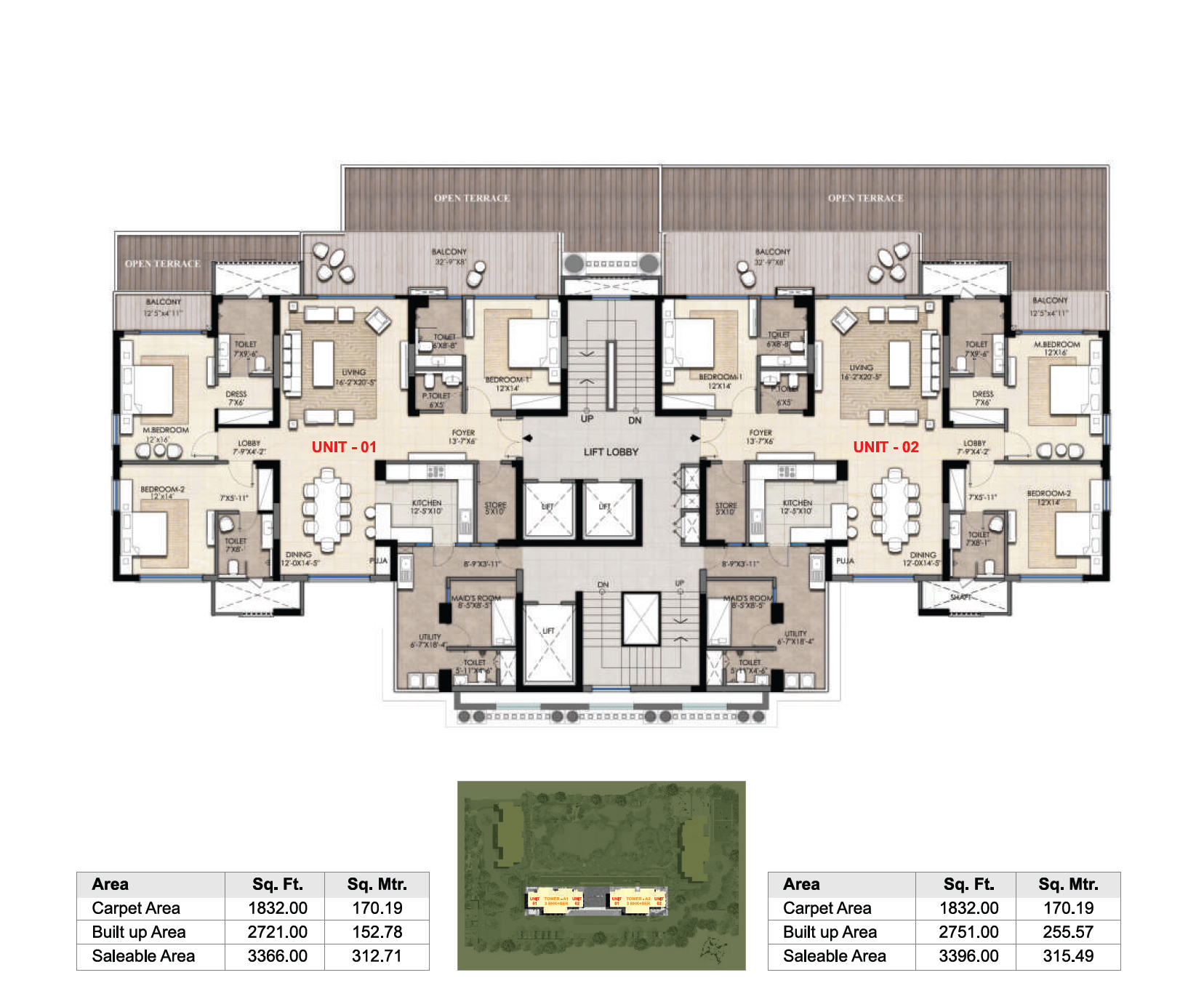 Omaxe Resort Floor Plan